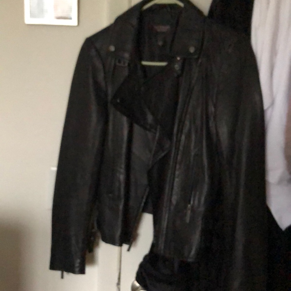 Victoria secrets leather motto  jacket small